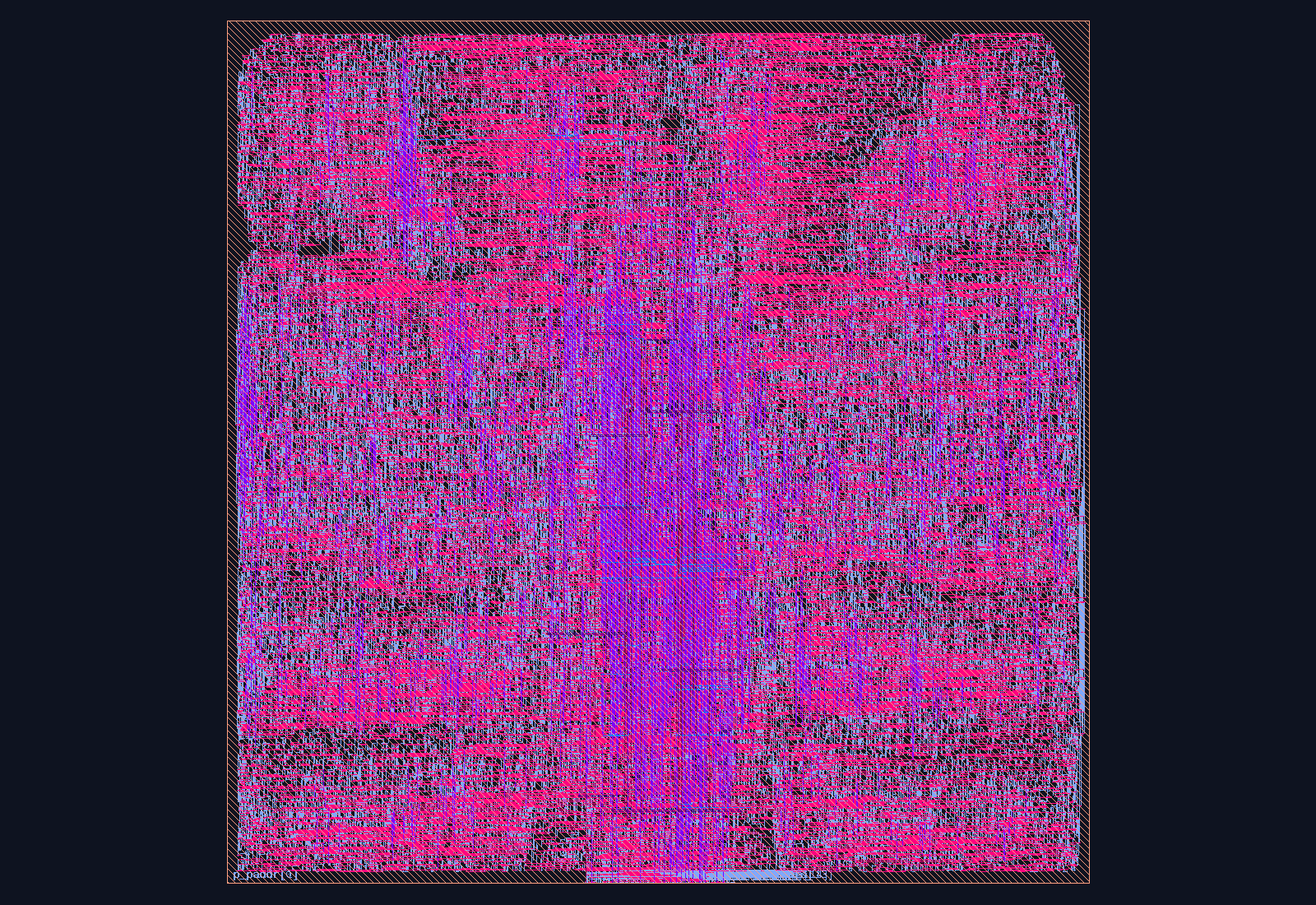 ai_guard — NN-Output Plausibility / OOD Monitor routed place-and-route layout on the Nangate45 PDK